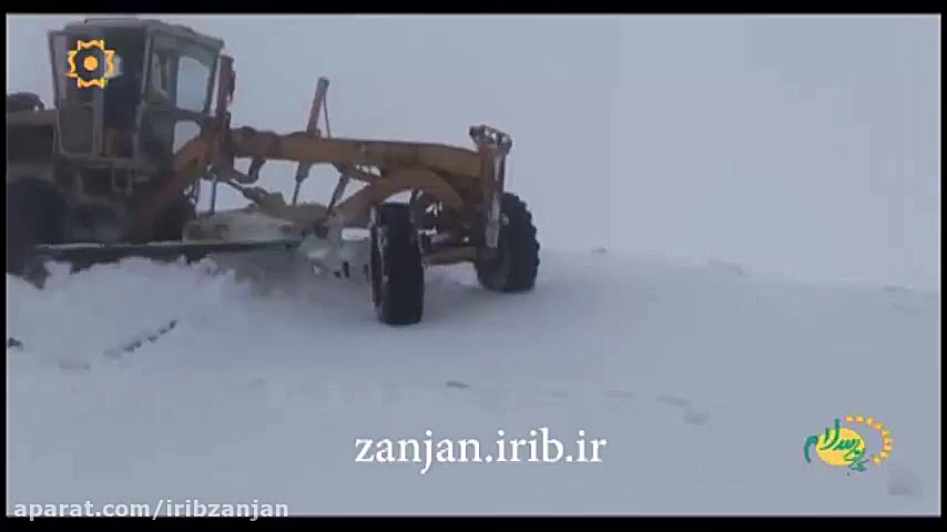 طبیعت زیبای برفی