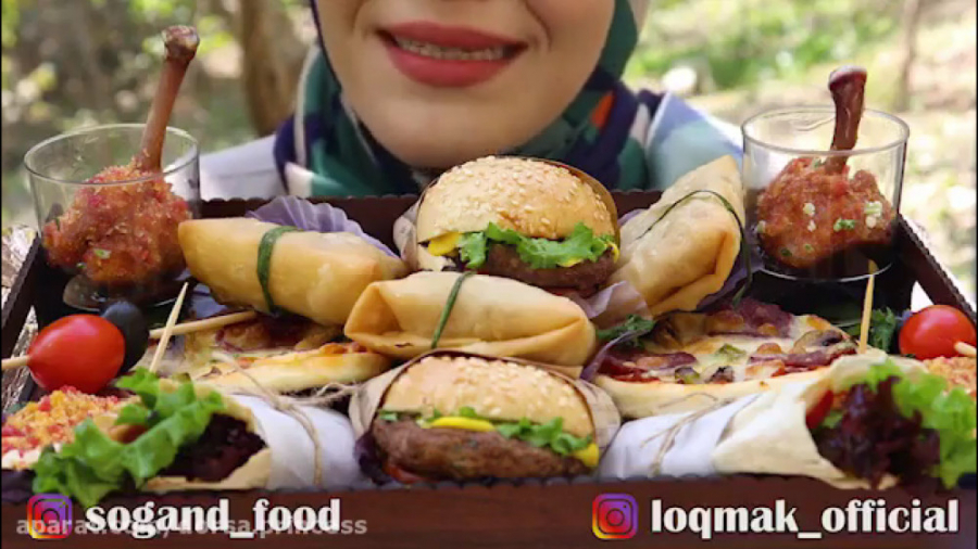 چالش غذاخوری اسمر دنبال=دنبال