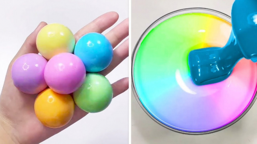 اسلایم رنگین کمانی ::: واتر اس...