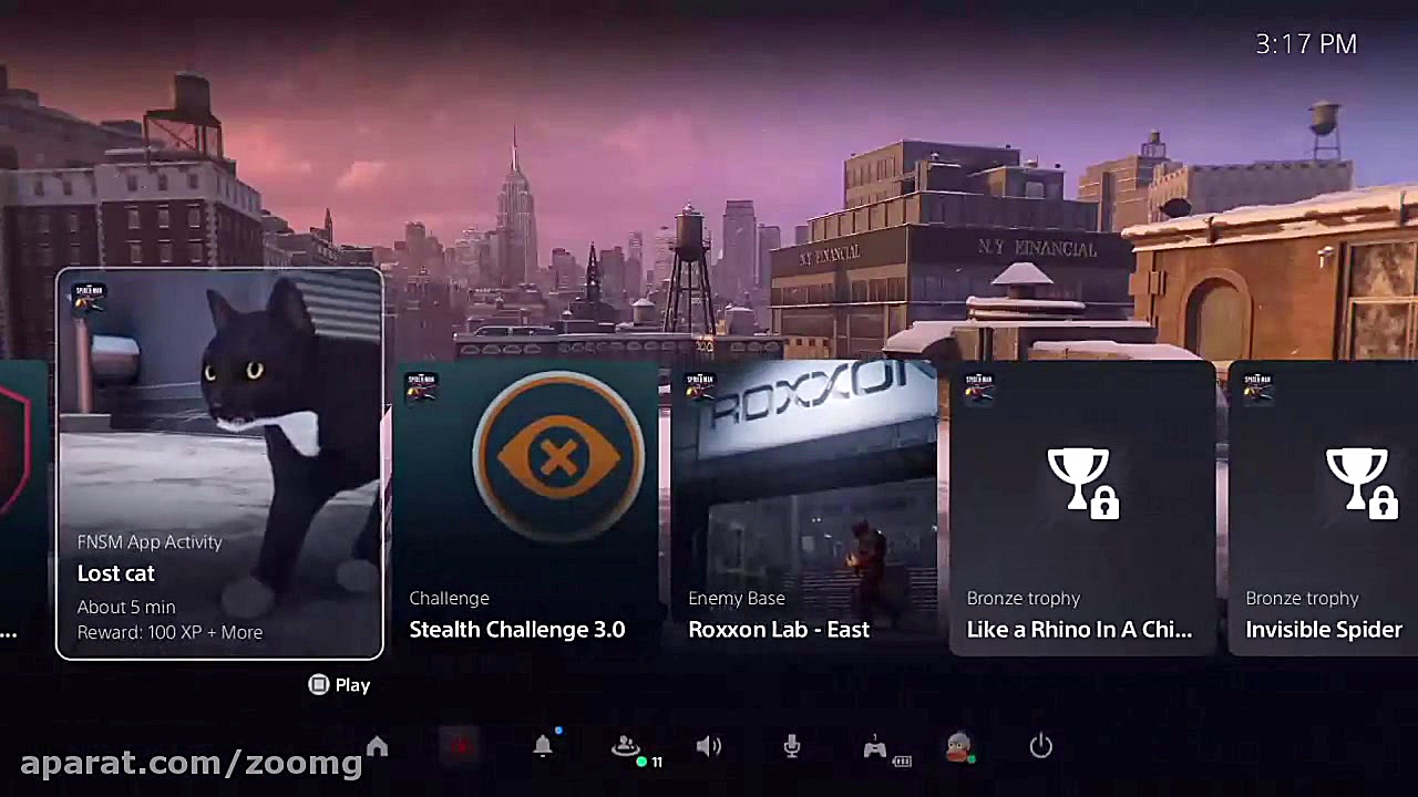 نحوه‌ی کار بخش Activities پلی...