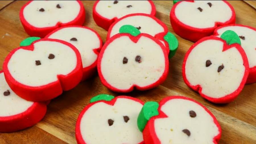 چگونه کوکی به شکل سیب خوشمزه و...