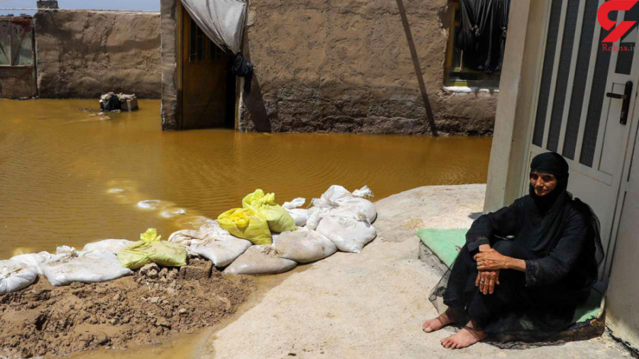 امام جمعه اهواز وسط خانه سیل&z...