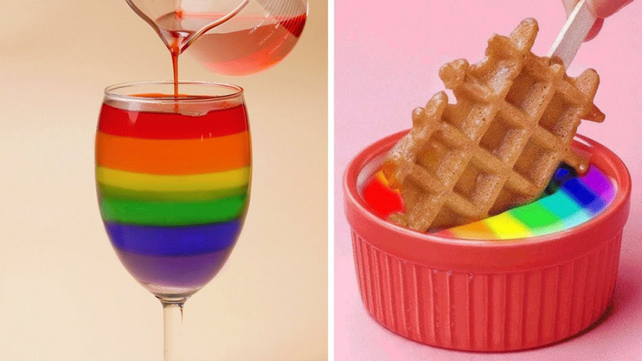 بهترین ایده تزیین کیک های رنگی...