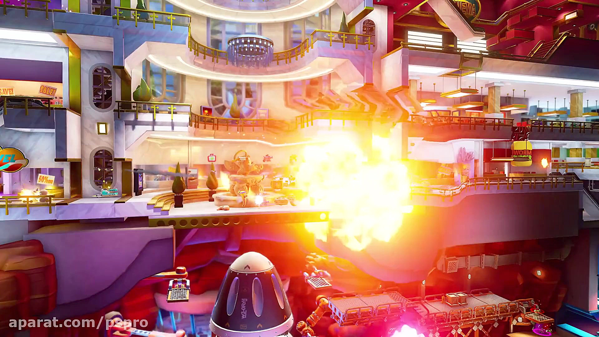 تریلر لانچ بازی Worms Rumble