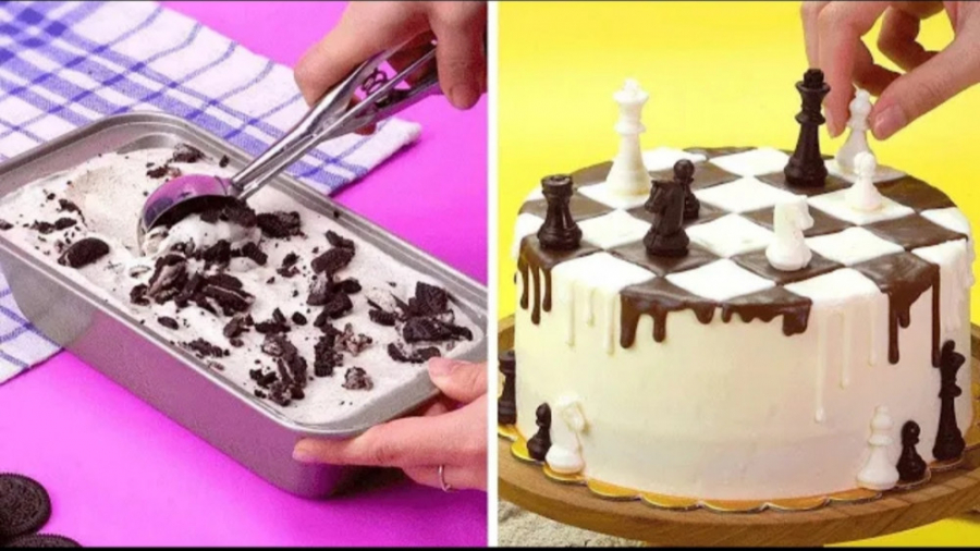 ایده تزئین کیک شکلاتی فوق العا...