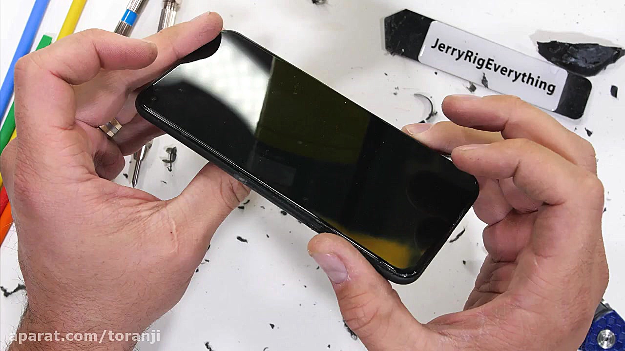 تست مقاومت پیکسل ۵ گوگل  ترنجی