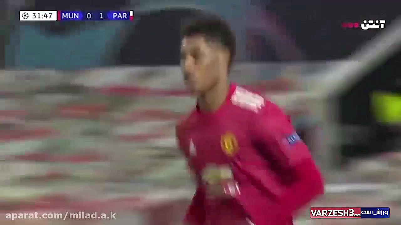 گل اول منچستریونایتد به پاری س...