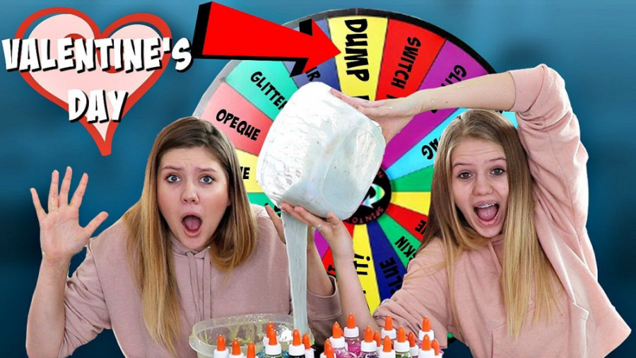 ونسا و تیلور  چالش اسلایم با چ...