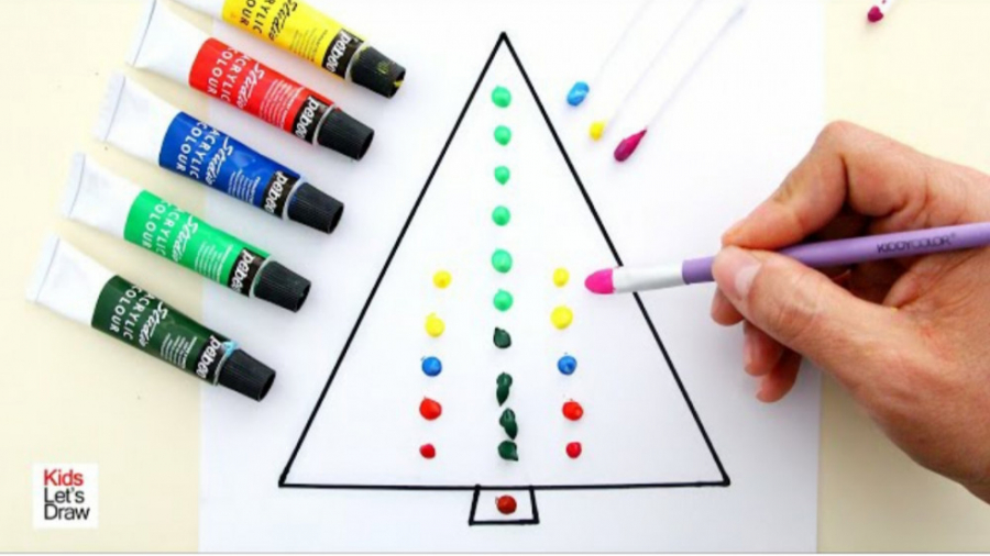 نقاشی با رنگ&zwnj; اکریلیک : ط...