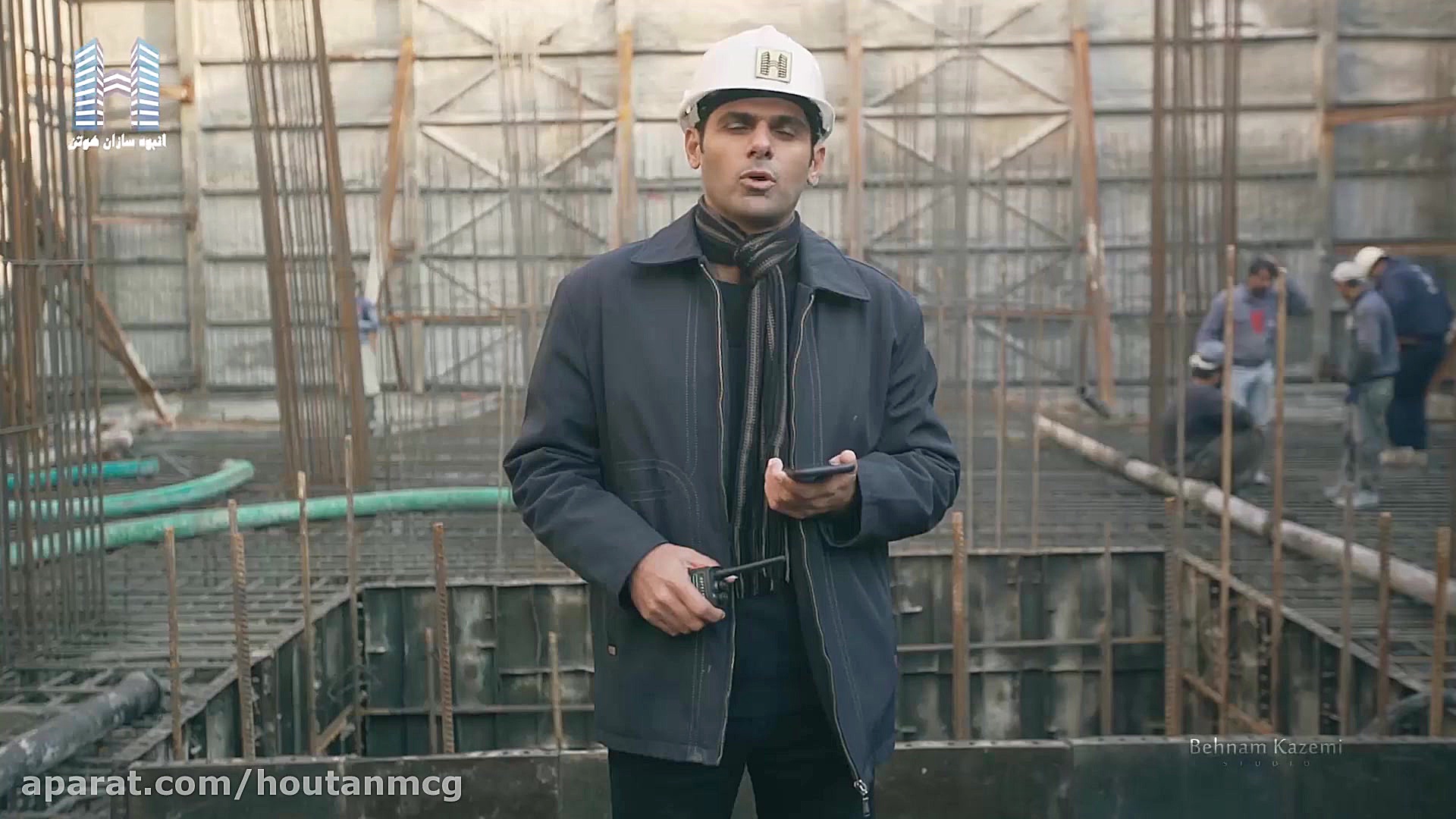 بتن ریزی برج تجاری انبوه سازان...