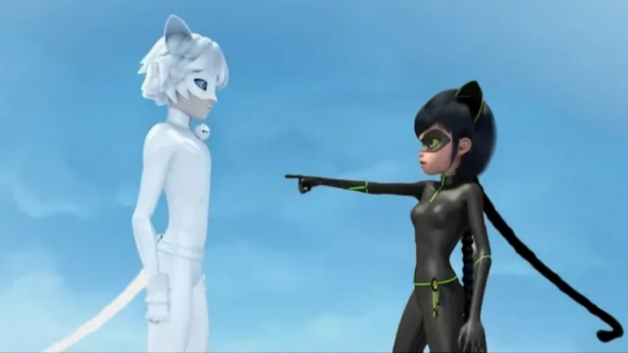 نبرد ساختگی بین دختر گربه ای و...