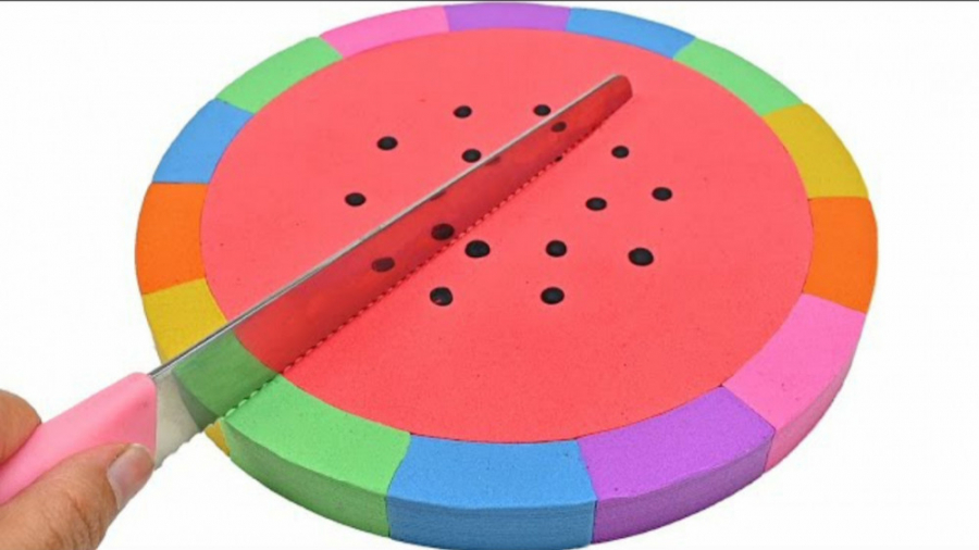 ماسه های متحرک : کیک پیتزا رنگ...