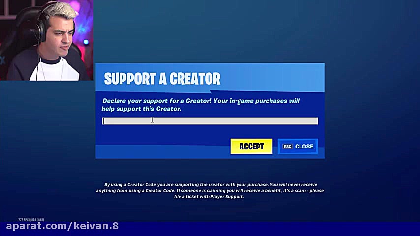 ایونت بزرگ فورتنایت با اریا کئ...