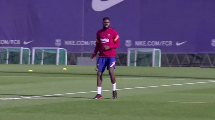 ساموئل اومتیتی بالاخره به زمین...