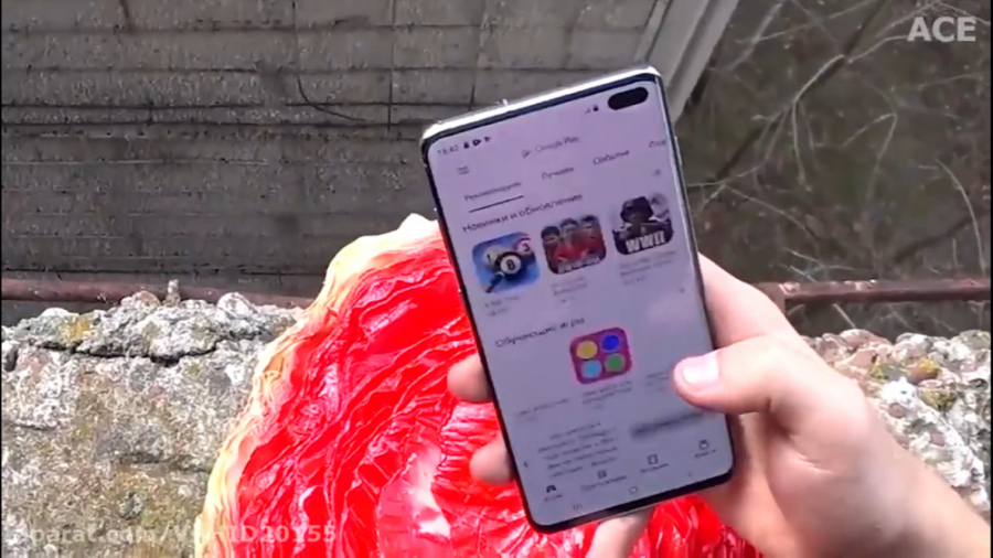 تست سقوط و مقاومت گوشی موبایل...