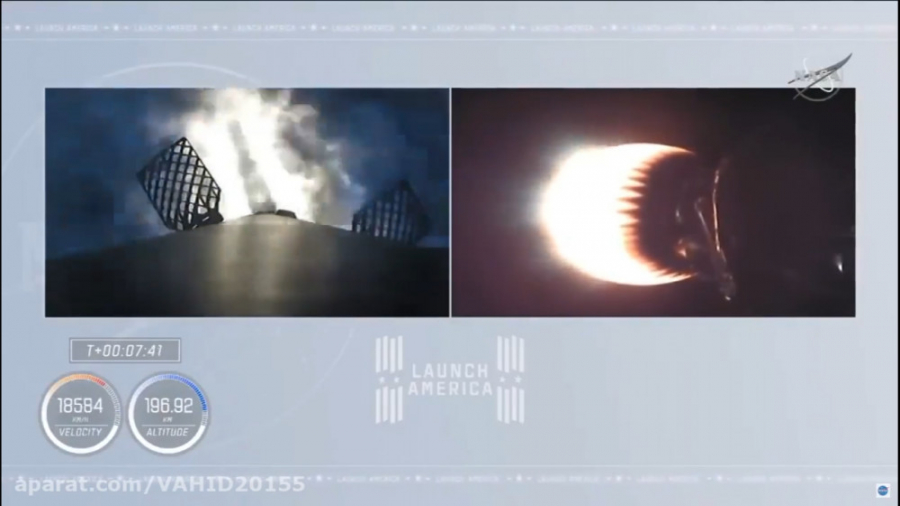 ویدیو کامل از لانچ راکت تاریخی...