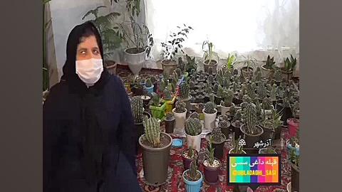 بانوی روشندل اهل روستای نادیلو