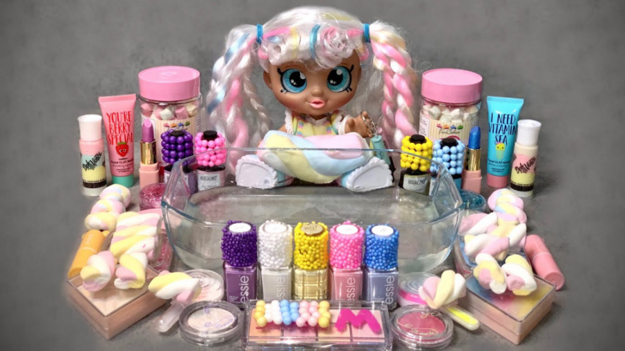 لوازم آرایشی در اسلایم شفاف &r...