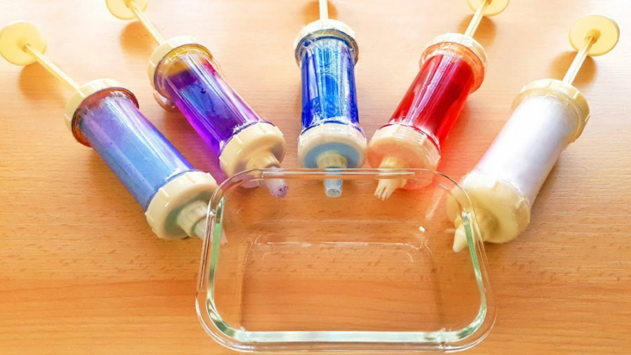 سرگرمی با اسلایم  ساخت اسلایم