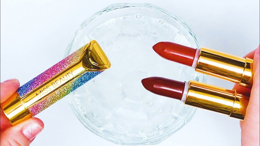 اسلایم شفاف و میکاپ