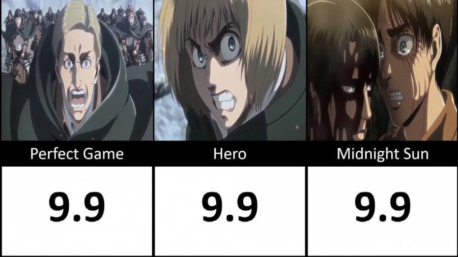 اتکان تایتان نمره های فصل سوم﴿...