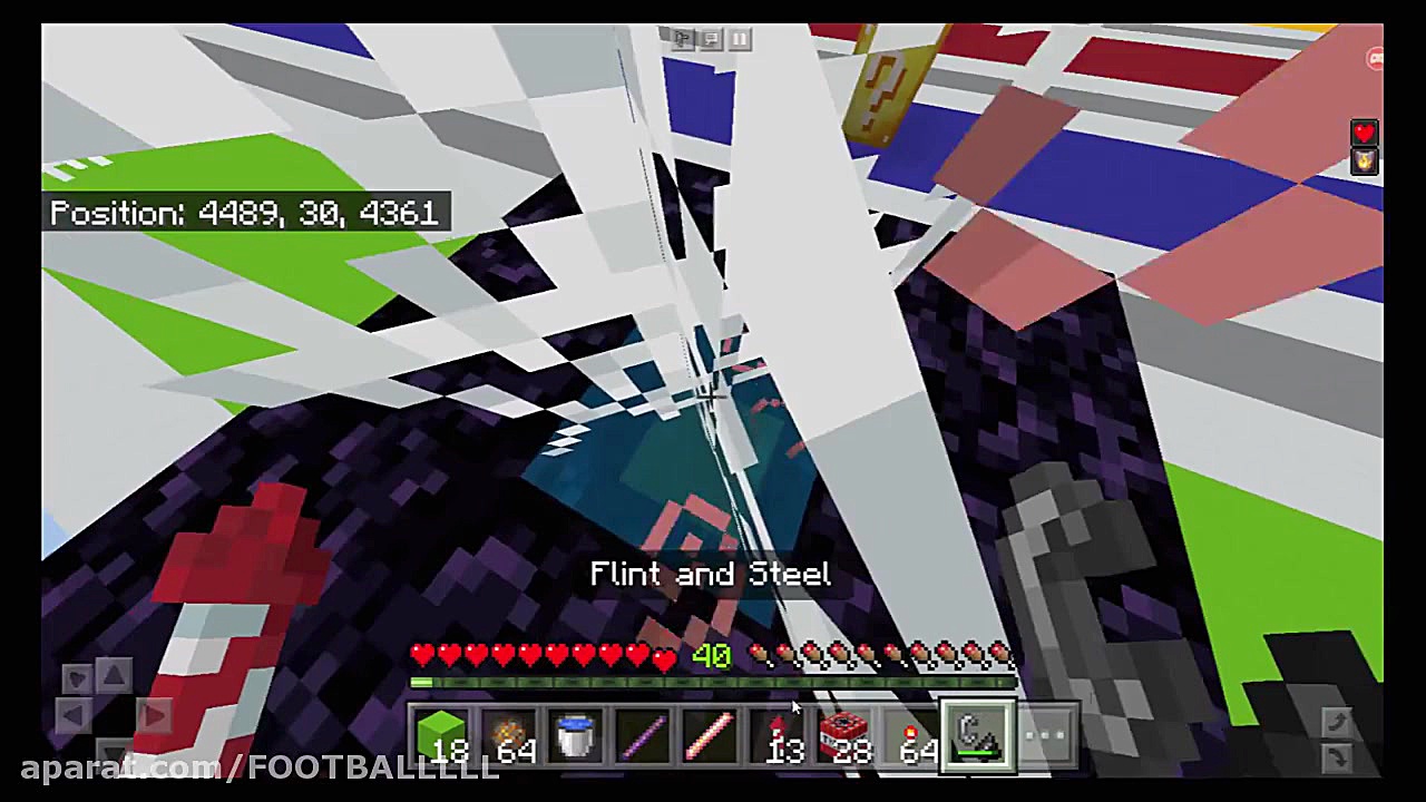 گیم پلی ماینکرافت مپ locky blo...