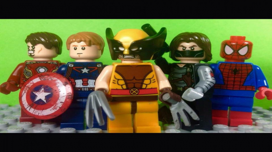 لگو کارتونی ابرقهرمانان و ولور...