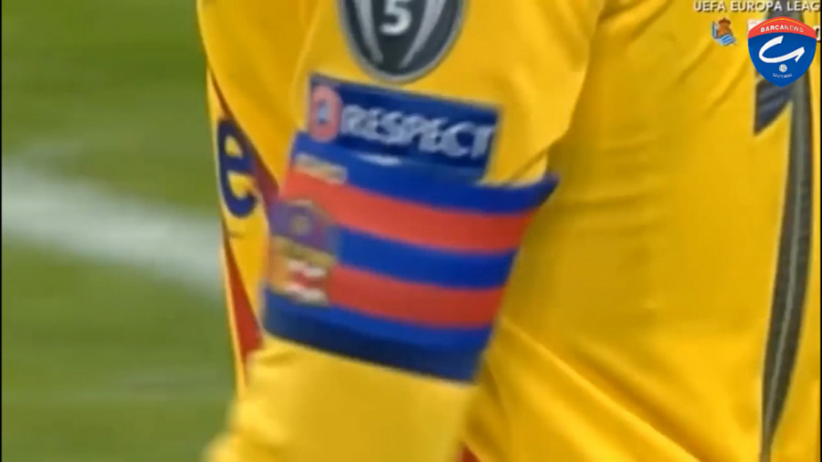 وقتی عثمان دمبله بازوبند کاپیت...