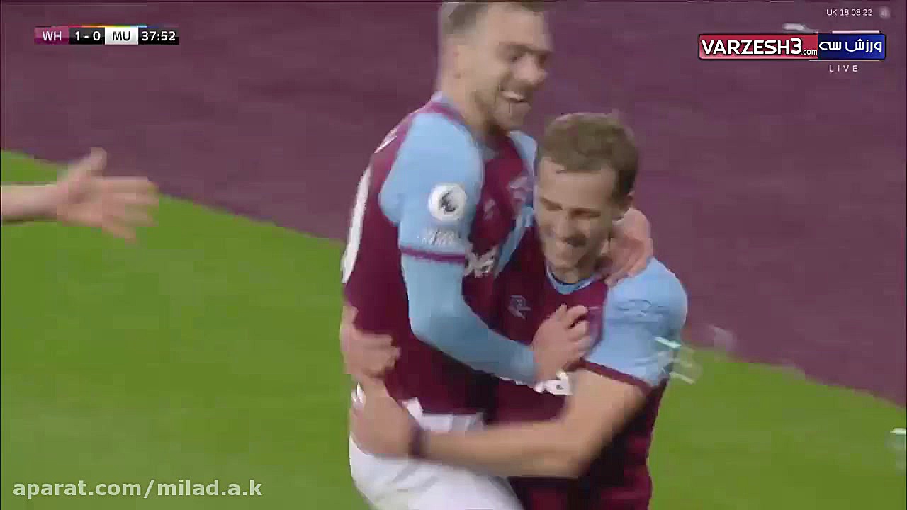 خلاصه بازی وستهام 1  منچستریون...