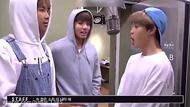 لحظه های خنده دار با بی تی اس:...