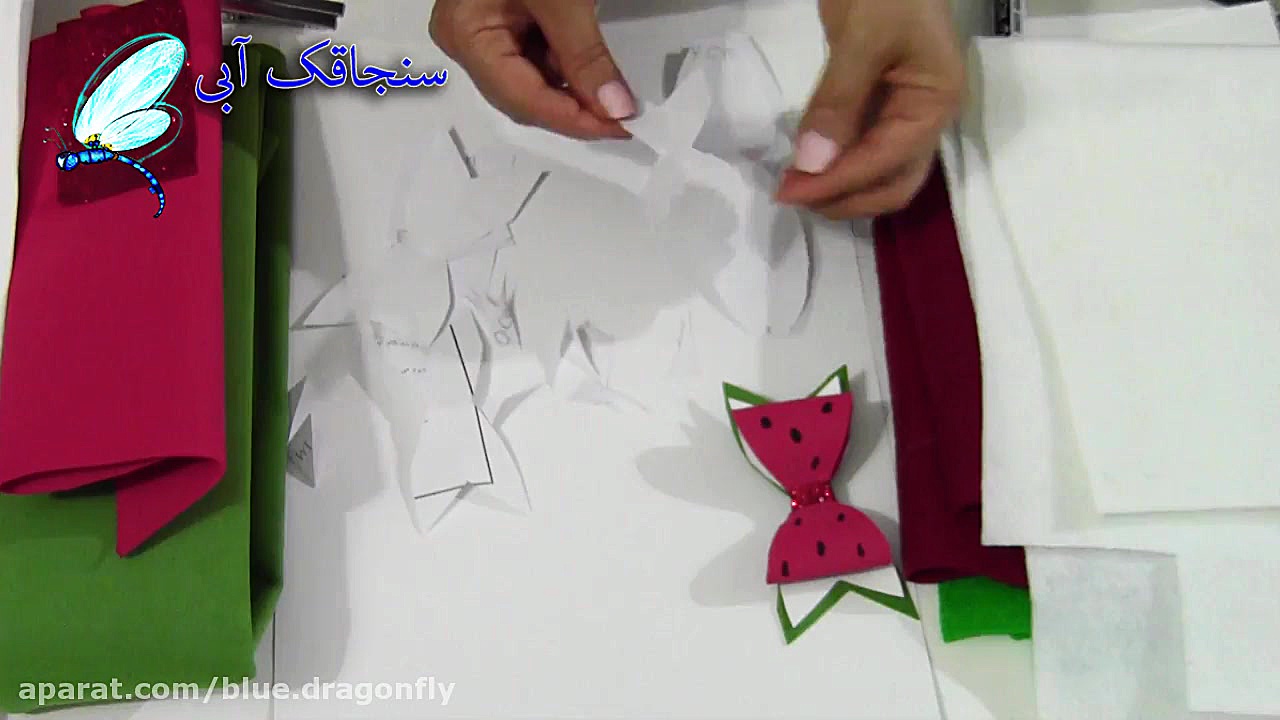 آموزش ساخت گیره سر زیبا خاص شب...