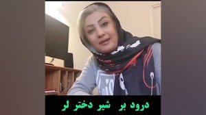 بی ادبی بهاره رهنما به لرها......