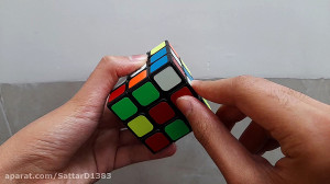 آموزش حل مکعب روبیک 3 در 3 مرح...