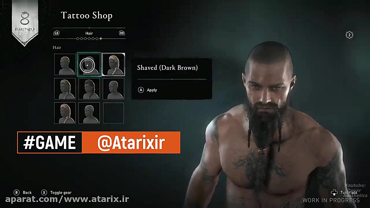 شخصی سازی شخصیت Eivor بازی اسا...