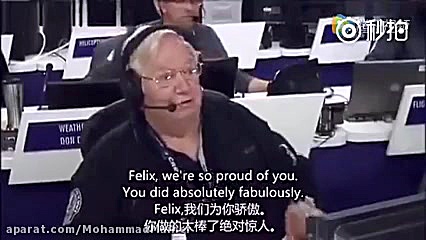 پریدن فضا نوردی از فضا به زمین