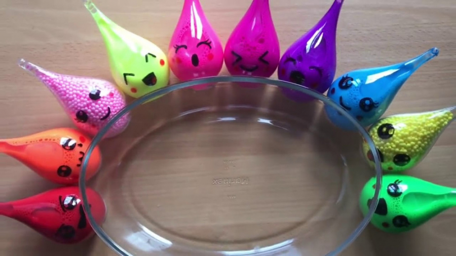 مخلوط اسلایمهای رنگی