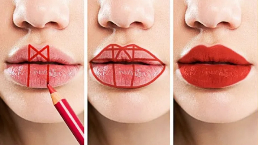 آموزش آرایش لب بصورت حرفه ای و...