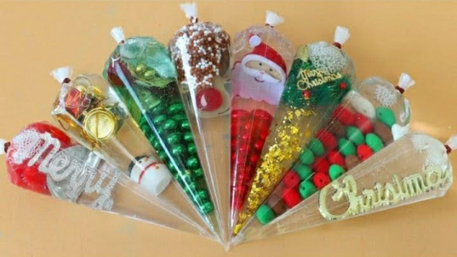 :: ساخت اسلایم کریسمس :: اسلای...