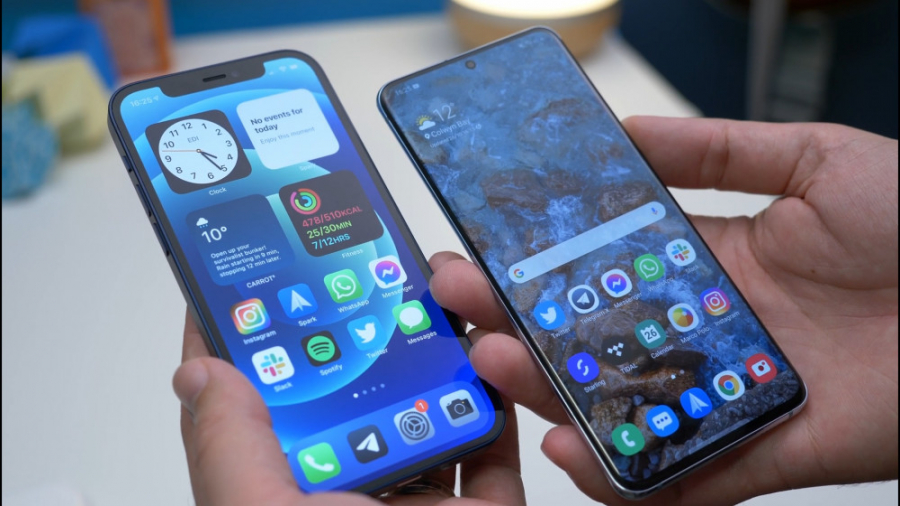 مقایسه آیفون12 و گلکسی s20 سام...