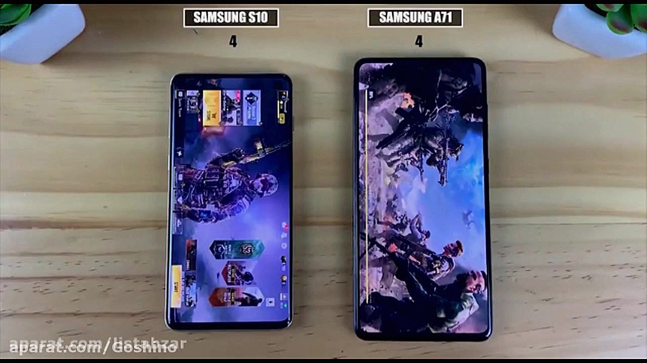 مقایسه سرعت دو گوشی سامسونگ s1...