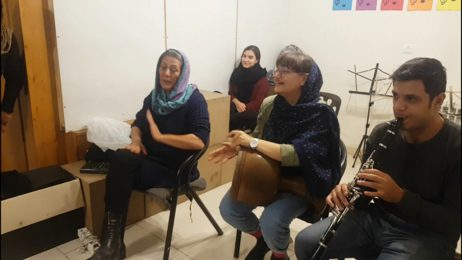 خنده در کلاس بازیگری خانم مهوش...