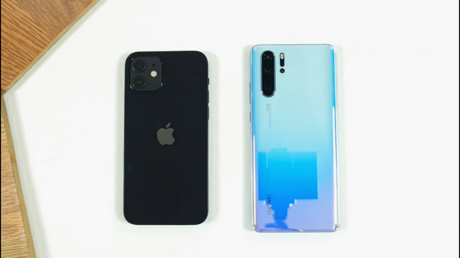 تست سرعت آیفون 12 و هوآوی P30...