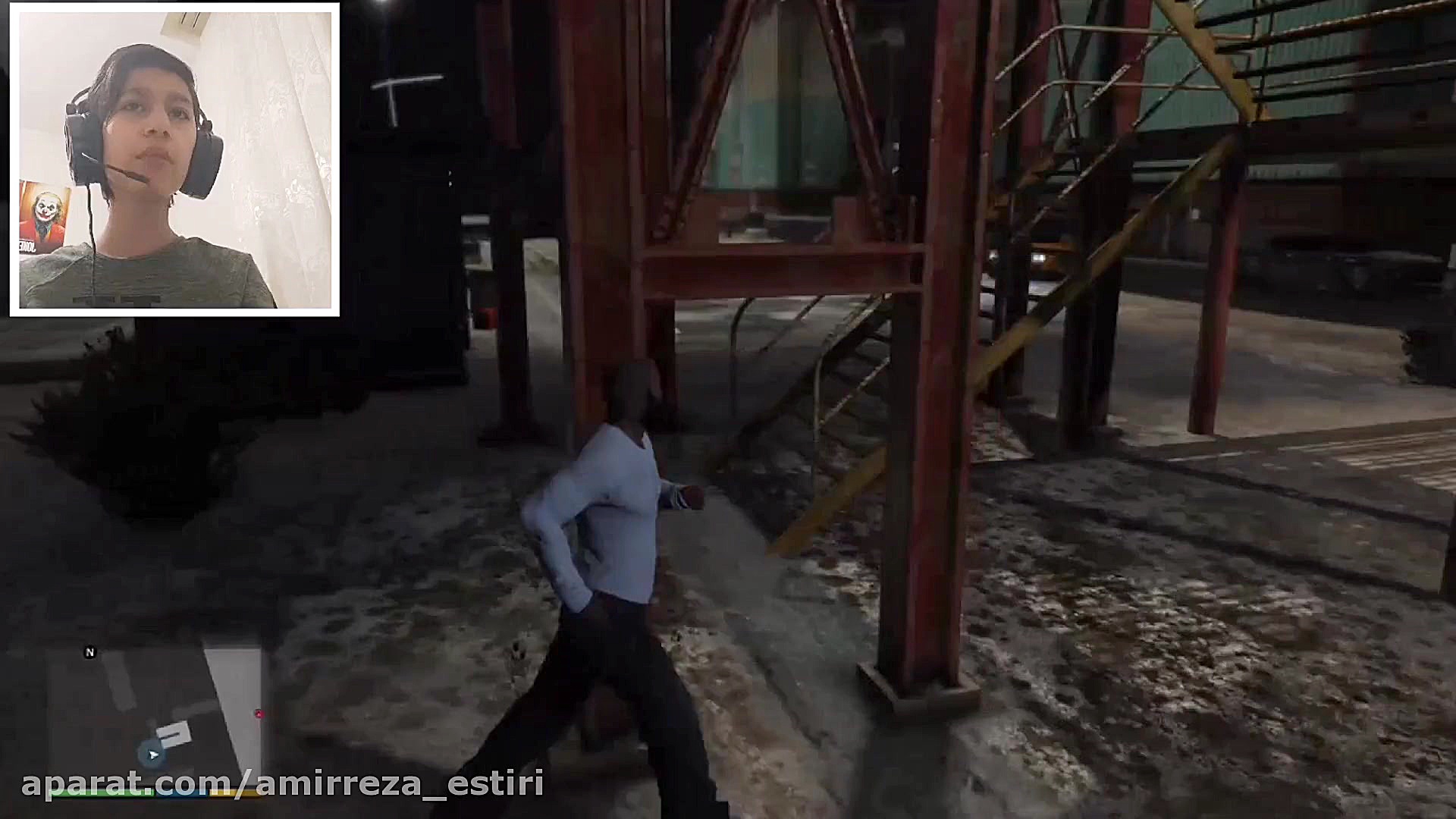 مرحله اخر بازی GTA V...مرگ مای...