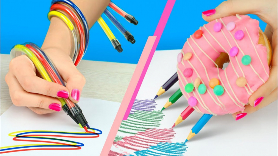 مداد ستاره ای! کاردستی ساندویچ...