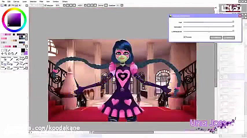 شرور شدن مرینت  میراکلس لیدی ب...