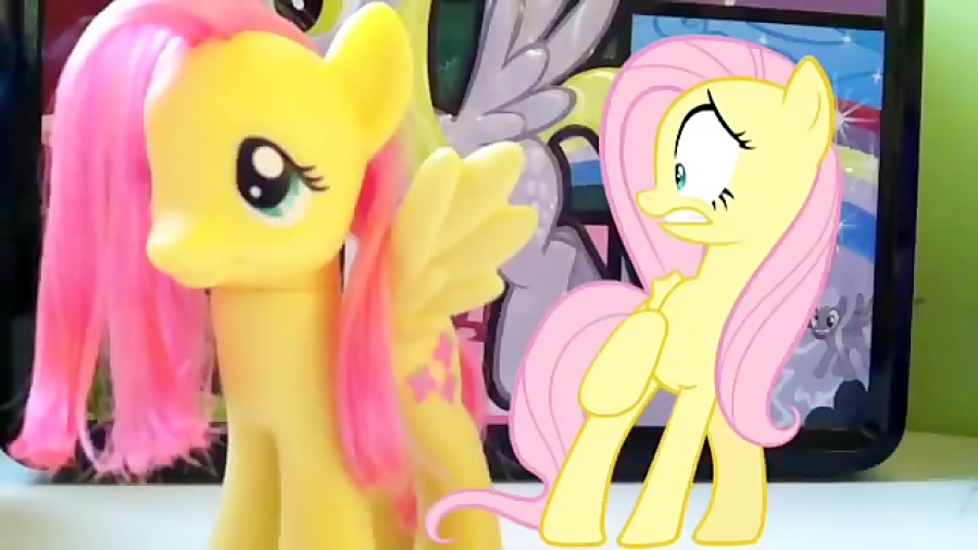 ponies reaction to Mlp Fim toys