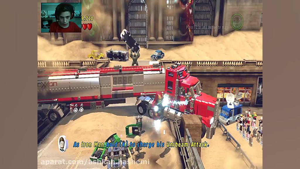 گیم پلی بازی لگو مارول 1 پارت...