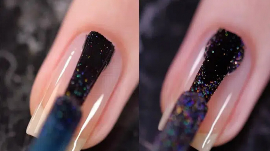 آموزش دیزاین ناخن با لاک های ب...