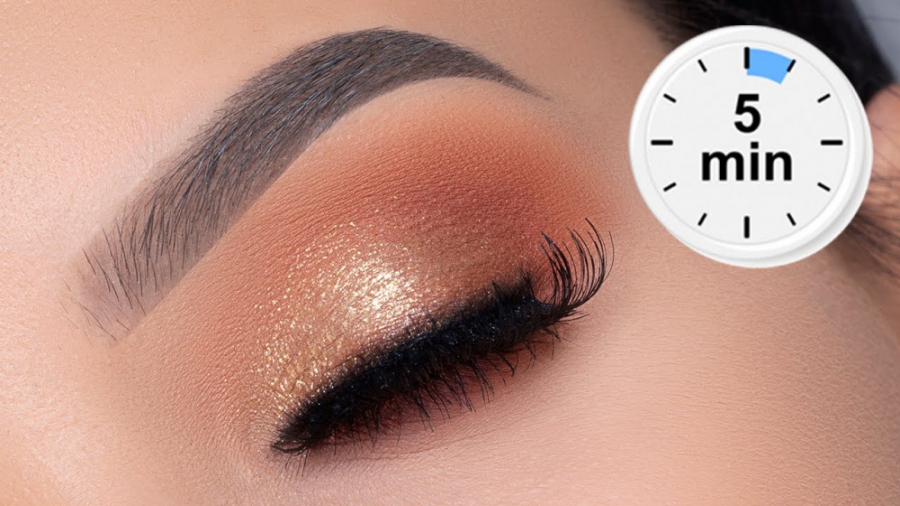 آموزش آرایش چشم:: سایه چشم طلا...