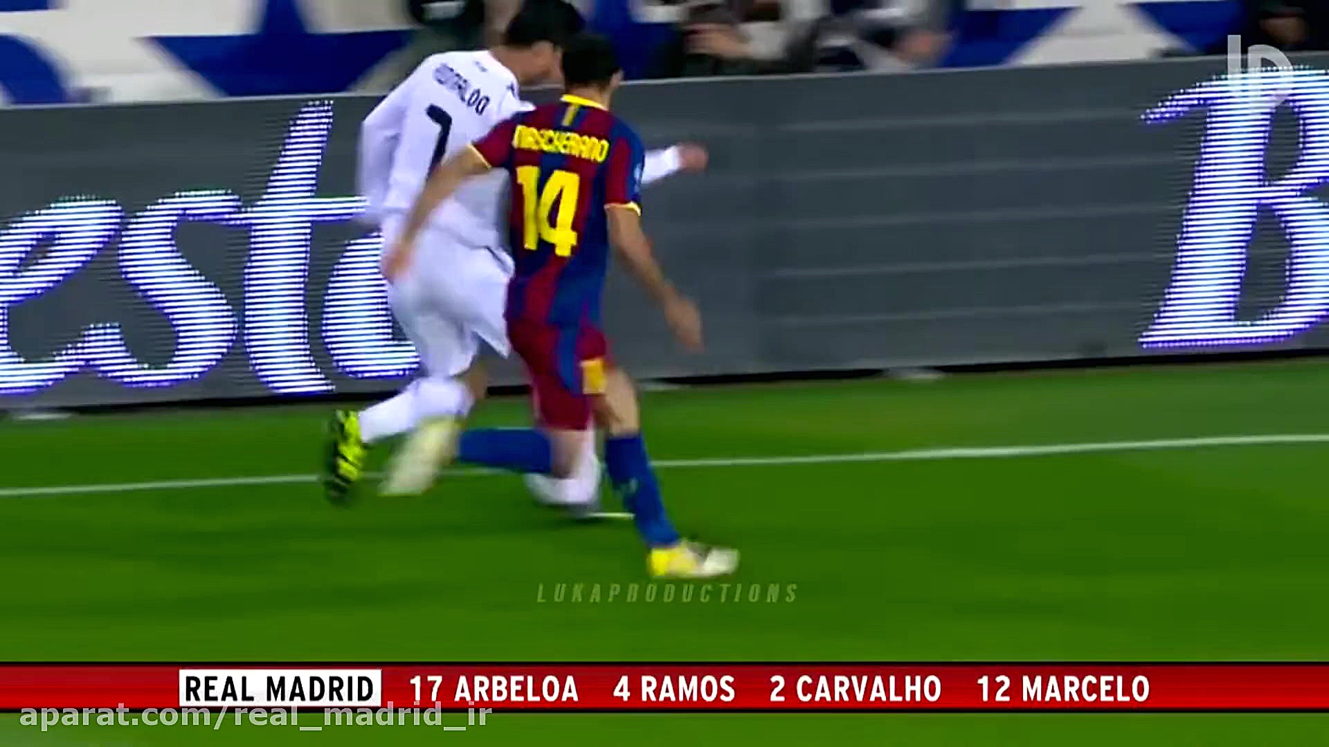 5 باری که رونالدو به مسی نشان...